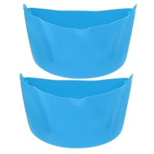 Canight 2 Stück Silikon Fritteuseneinsatz Blau