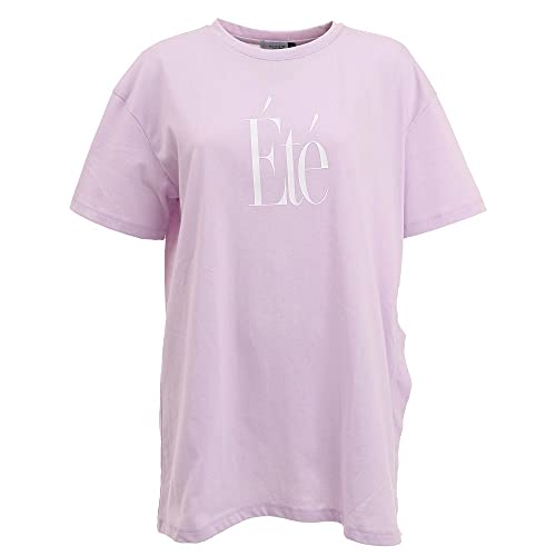 ウィッテム（HUITIEME） Tシャツ レディース 半袖 UVカット BIG PRINTシャツ HU21SEG864024LVD （ラベンダー/Ｌ/Lady's）