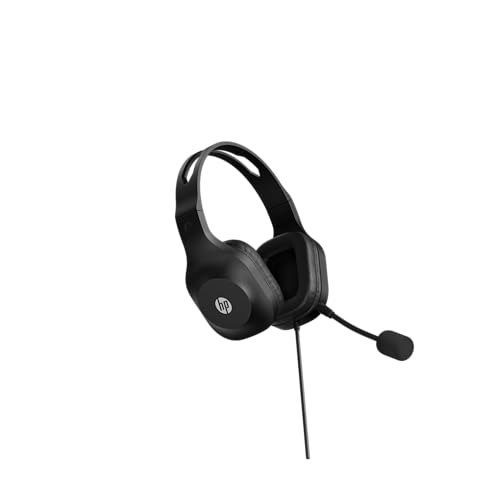 Image of HP 320C USB-C Wired Headset, Black, 212 gm (CH8D5AA)