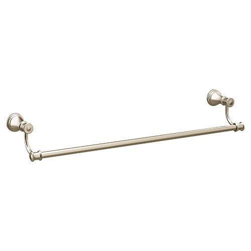 Exclusive Moen YB6424NL Belfield 24-Inch Bathroom Towel Bar, Polished Nickel