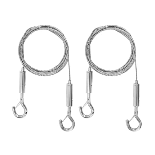 SULIVES 2Pcs Picture Hanging Wires, Mirror Hanging Kit Heavy Duty, Picture Hanging Cord for Potted Plants Chandelier