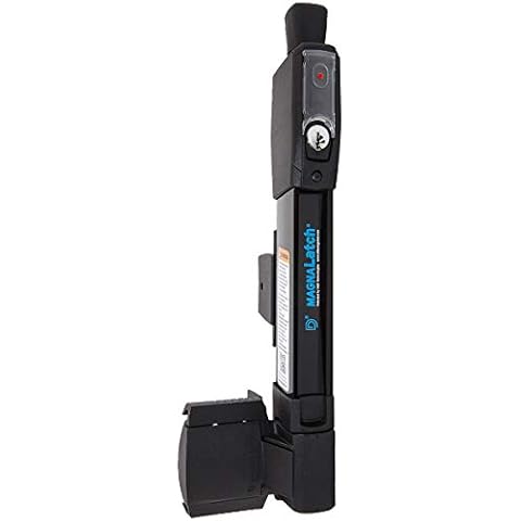 National Hardware Pool Safety Magna Latch Gate Latch N346-212, Vertical Pull Child Proof Gate Latch for Pool Gates or Fence Latches, Black Cover