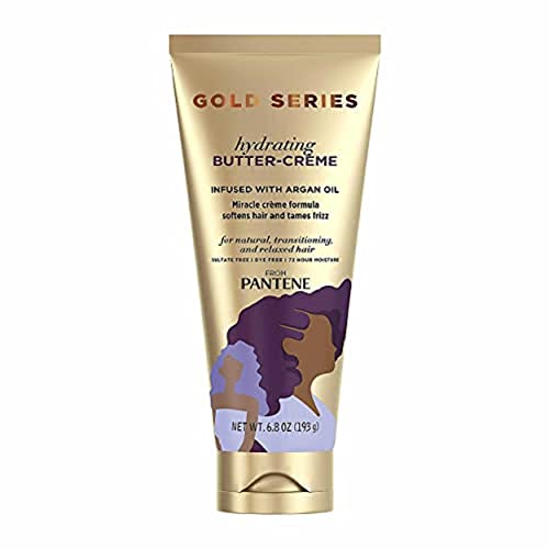 Pantene Crème au Beurre cheveux traitement, Sulfate, Hydratante Intense, Pro-V Série Or, pour naturel et bouclés texturé cheveux, 6,8 onces liquides Cover