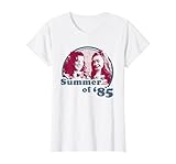 Stranger Things Summer of '85 Eleven and MAX Camiseta, Mujer, Blanco, S