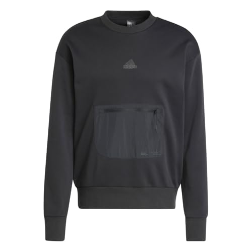 Sweat adidas poignets et ourlets côtelés pour un ajustement parfait