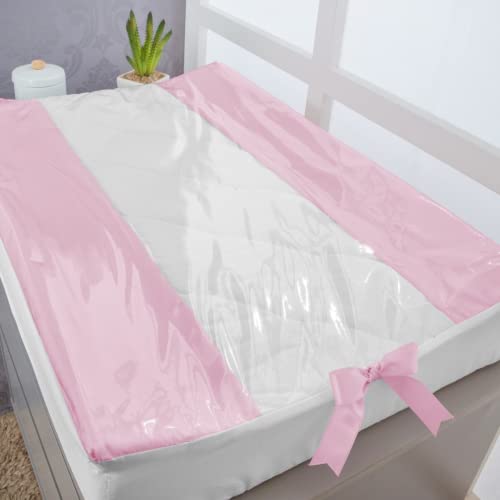 Trocador De Bebê Anatômico Cômoda Capa Plástica Americano (Rosa)