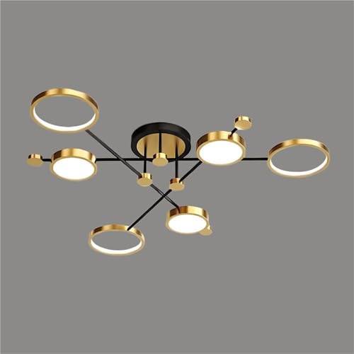 Lámparas de Techo para Exteriores, Modernas lámparas de Techo LED Regulables, con Control de 3000 K a 6000 K, Montaje Empotrado, Cerca del Techo.