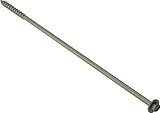 Forgefix TF200 - Tornillo largo para madera de cabeza con pestaa (50 unidades)