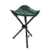 Leylor Sedia Pieghevole, Sedia a treppiede Pieghevole Portatile per Campeggio all'aperto, Escursionismo, Pesca, Picnic, Barbecue, Viaggio(L-Verde)