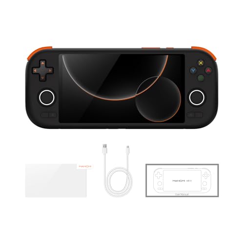 MANGMI AIR X Handheld Game Console, FHD 5.5'' IPS Screen, Android 14 System 4GB+64GB, Retro Handheld...