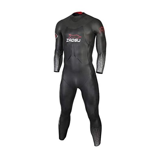 ZAOSU Racing+ Triathlon Neoprenanzug Herren | Freiwasserschwimmen, Größe:S