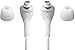 New OEM Samsung 3.5mm Premium Sound/Stereo Earbud Headphones with Remote and Mic for Galaxy S6 S6 Edge S5 S4 Note Edge 4 3 2 EO-EG900BW and Cable tie Cable Organizer Bundle Package (Bulk)