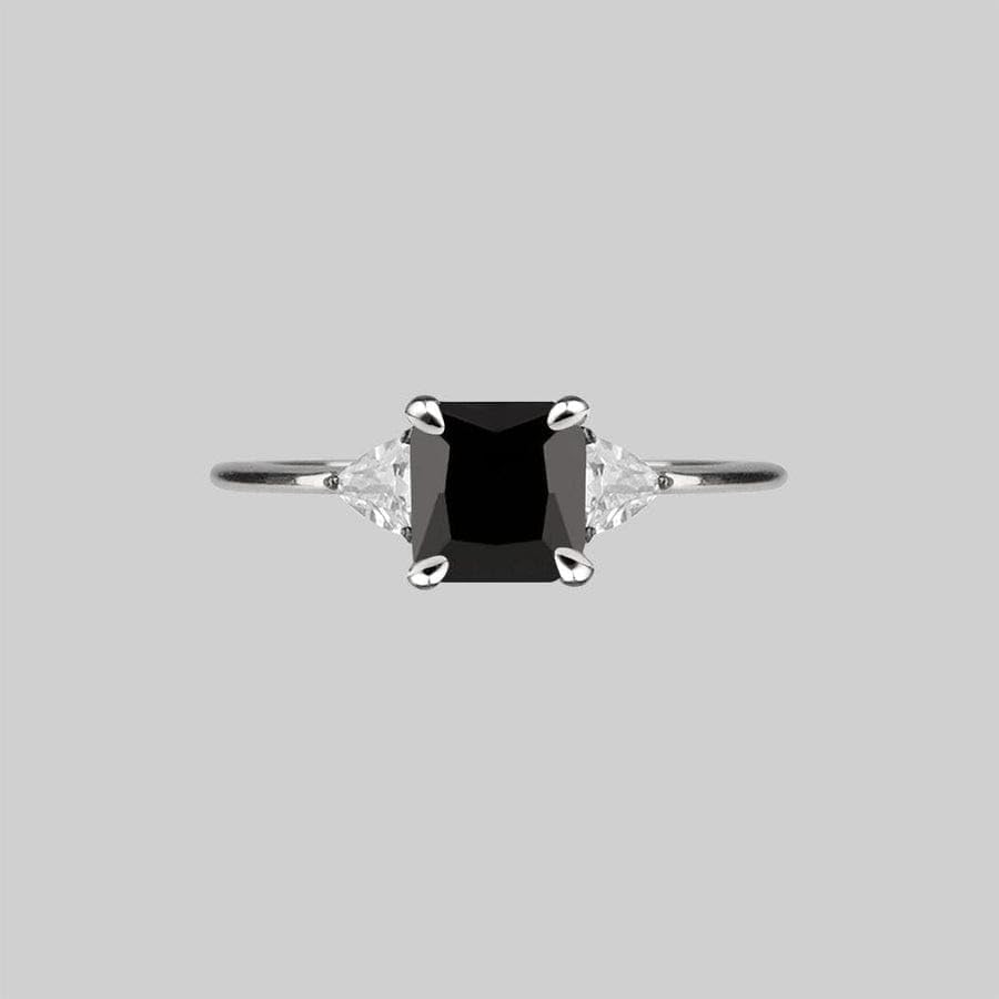Black Onyx Ring · Square Ring · Gold Prong Ring · Small Ring · Statement Ring · Diamond Band Ring · Gemstone Ring · Gold Rings For Women