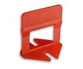 EMAISTORE Tile Leveling System - Pack of 600 Tile Spacers 1/32 Inch (Approximate) (1mm) - Professional Tile Leveling Clips for Ceramic Tile and Stone Installation