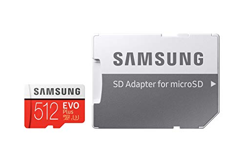 Image of Samsung EVO Plus 512GB microSDXC UHS-I U3 100MB /s Full HD & 4K UHD Memory Card with Adapter (MB-MC512HA)