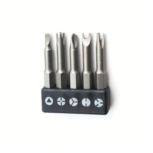 5Pcs/7Pcs Irregular Screwdriver Bit Set U-shaped Y-shaped Triangular Cross Bits For Electronics RC Laptops Silvery, 5Pcs