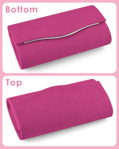 Image of TINDTOP Clutch Purses for Women, Formal Evening Bags Suede Shoulder Envelope Party Handbags Wedding Cocktail Prom Clutches