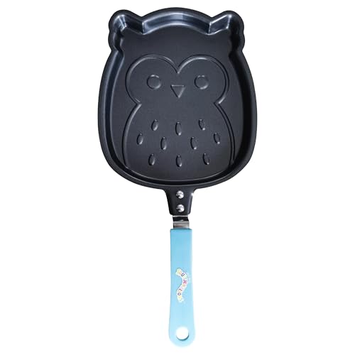 Fizz Creations Squishmallows Winston The Owl Pancake Pan | Officially Licensed | Secure Handle | Shaped Non-Stick Pan | Winston The Owl