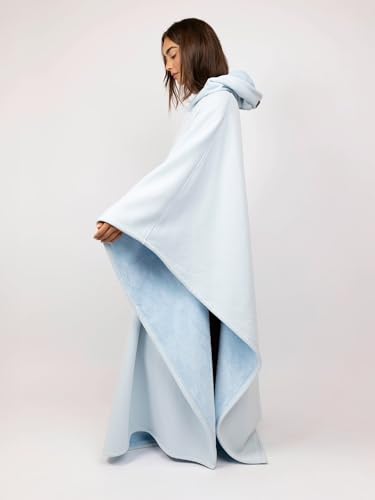 Image of FREE THE SHEEP Eden Hoodie - Oversized Weighted Hoodie Cloak with Ultra-Soft Faux Fur Liner
