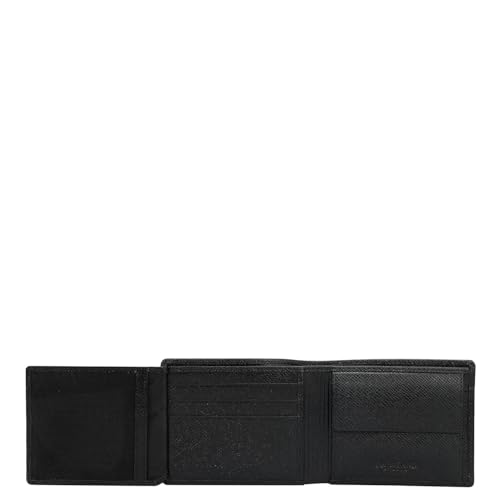 Image of Da Milano Leather RFID Wallet for Men with Multicard Slot - Black (10287OL)
