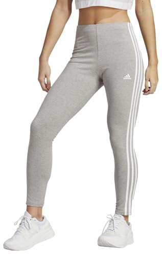Legging Adidas Essentials 3-Stripes taille haute en maille jersey douce - 2