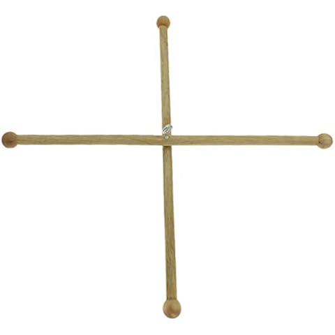 Focalmotors Baby Wooden Mobile Hanger,Mobile kit Crib,Mobile Hanging Frame Bed Toy Decoration DIY Crafts Photography Props Newborn Gift (Style-A) Cover