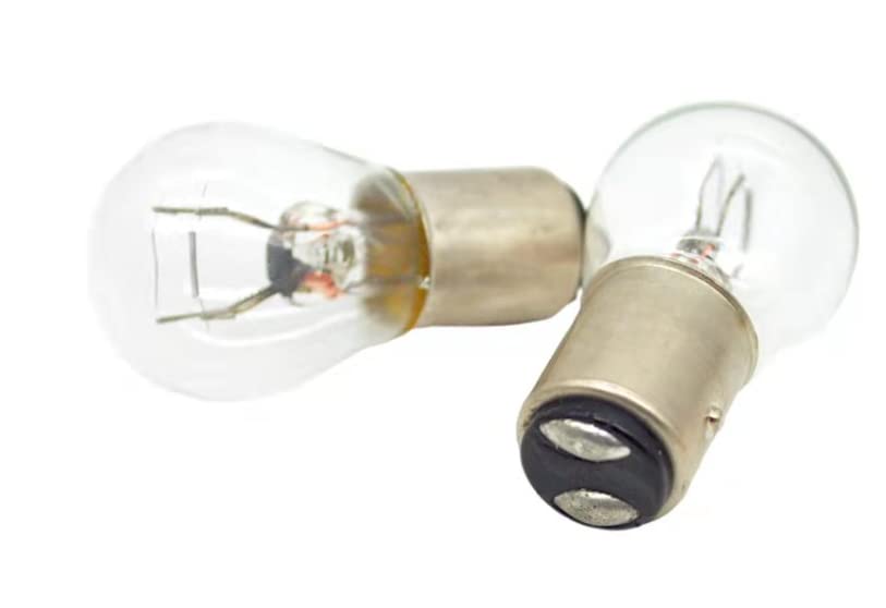Electric forklift brake light bulb BAY15D 48V 25/10W double point high and low pin double wire