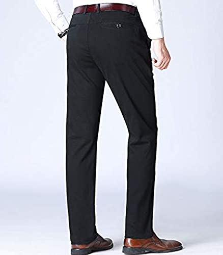 Men's Flat Front Suit Pants Regular Fit Wrinkle-Free Stretch Casual Dress Pants Trousers2