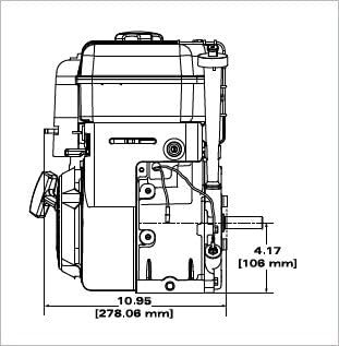 Briggs and Stratton 15T212-0223-F8 250cc 11.50 Gross Torque Engine with a 34-Inch Diameter by 2-516-Inch Length Crankshaft product thumbnail 9