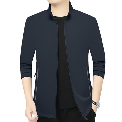 Veste décontractée pour homme style médiéval col montant vêtement classique