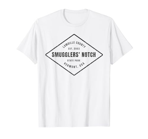 Smugglers' Notch State Park Vermont Souvenir Design T-Shirt