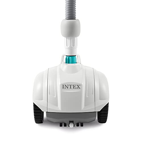 Image of INTEX 28007E ZX50 Suction-Side Above Ground Automatic Pool Cleaner: for Smaller Pools - Cleans Pool Floor - Removes Debris - Removable Filter Tray - 21ft Tangle Free Hose