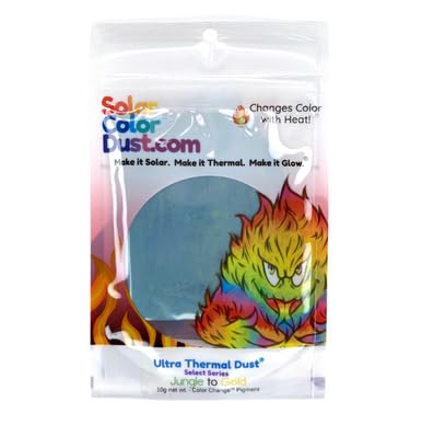 Ultra Thermal Dust® 86ºF - Select Series - Jungle to Gold - Heat Sensitive - Color Change® Pigment