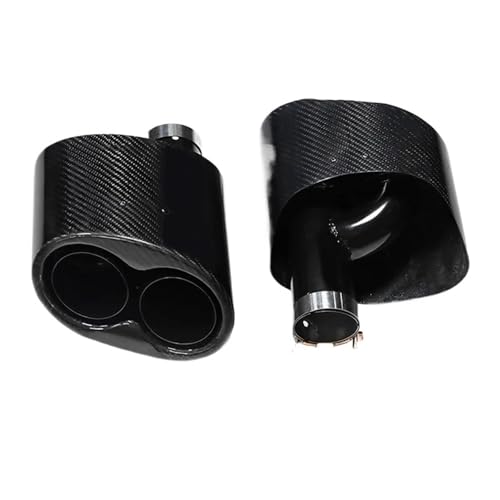 Tuyaux d'échappement double en carbone compatible RS4 RS5 A4 A5 accessoires auto style D