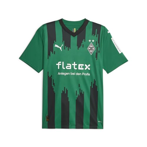 PUMA Borussia Mönchengladbach Trikot Away 2023/2024 Herren grün/schwarz,...