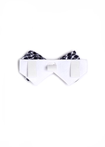Tail Trends Dog Plaid Bow Tie Collar Slider For Teacup To Medium And Large Breeds (L) #TOP3