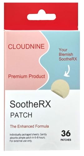 SootheRX - The Enhanced Formula - pimple patches for face - hydrocolloid patches with tea tree oil and nicotinamide best ever acne patches healing acne dots covering zits blemishes - UV sterilized