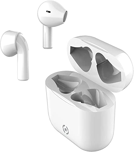 Cuffie e auricolari Celly Auricolare TW MINI1 Bianco (CELAU821)