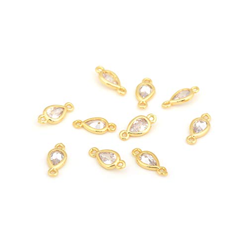 Tiny-Cubic-Connector-CharmsMulti-Style-Clear-CZ-Stone-PendantsDIY-Minimalist-Jewelry-Making-Accessory-20Pcs5-12x5mmGold