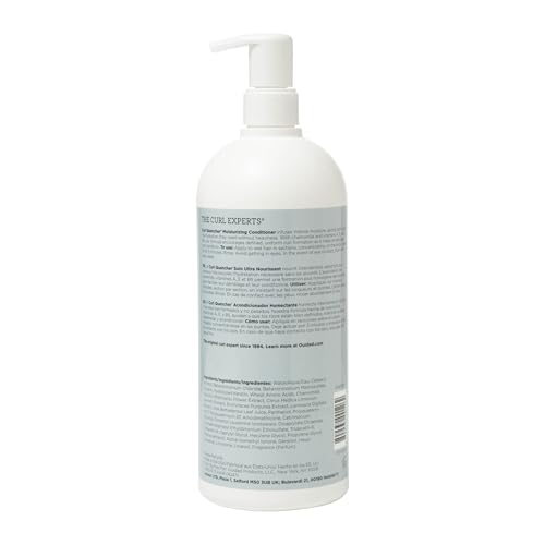 Ouidad Curl Quencher Moisturizing Conditioner - 33.8 fl oz, Curl Defining, Soft, Nourished & Hydrated Curls, Helps Repair Damage, Creamy Detangling Conditioner, For Tight Curls