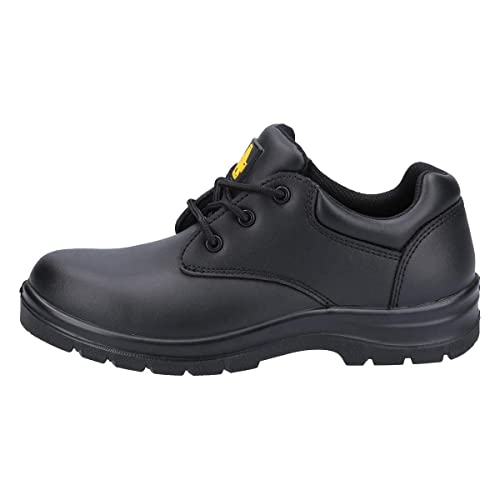 Amblers Safety Zapatos de seguridad para mujer AS715C con cordones de cuero, color Negro, talla 40 EU Cover