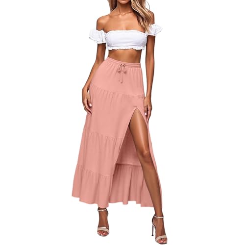 Polleras De Raso para Fiesta Faldas Plateada Enaguas Premama Mini Top 2023 Vestidos Alto Rodilla 80 Capa Paillettes Adelante Ejercicio Canasteras Galleta Enagua Tops