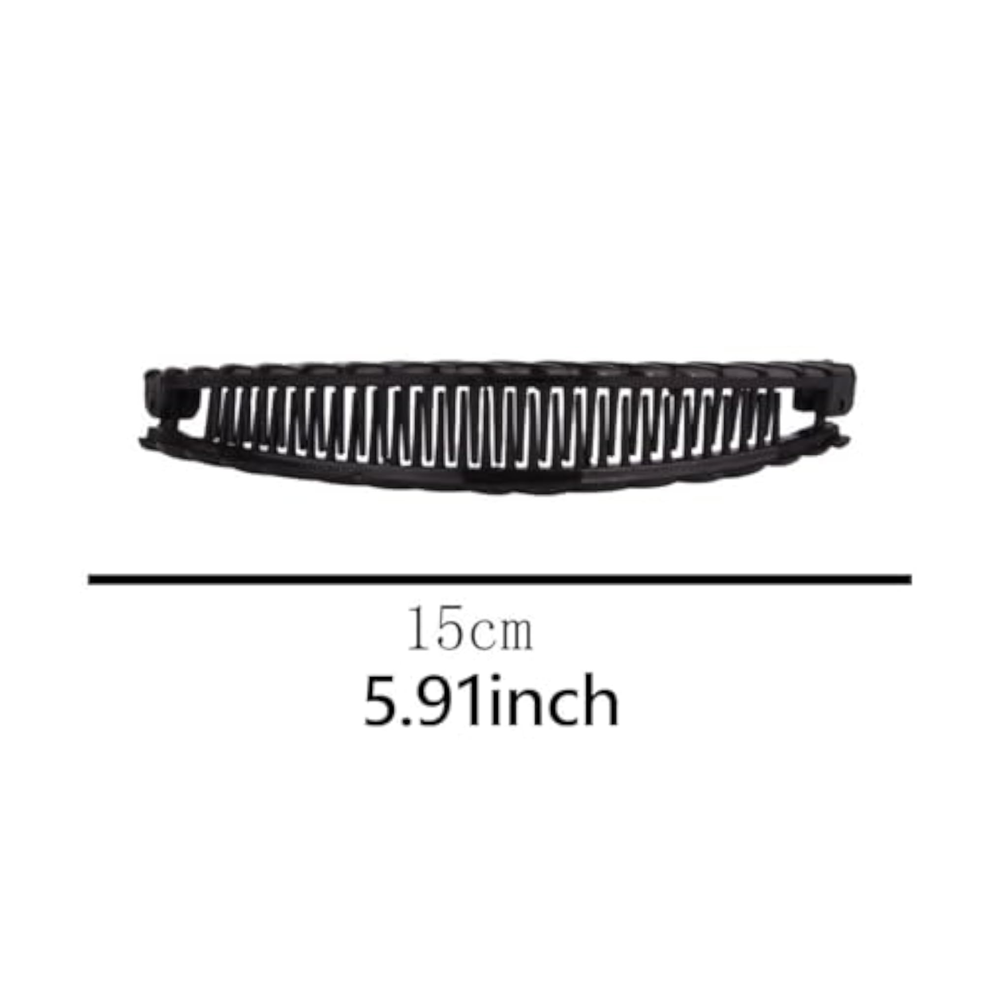 Large Flexible Banana Clip for Thick & Fine Hair, 2 Pieces