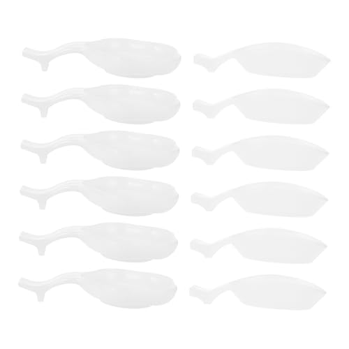 POPETPOP 40個書道用墨? 多機能水皿 墨筆洗浄皿 書写 書き初め習字用 文房具用品 ホワイト