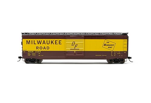 Rivarossi Milwaukee Road Box Car con puerta corredera número 2149 HO Escala tren Rolling Stock HR6584D
