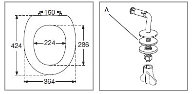 Villeroy & Boch Arriba 88266101 Toilet Seat, White