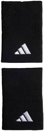 Munhequeira Adidas Tennis Wb Longa com 02 unidades Preta e Branca