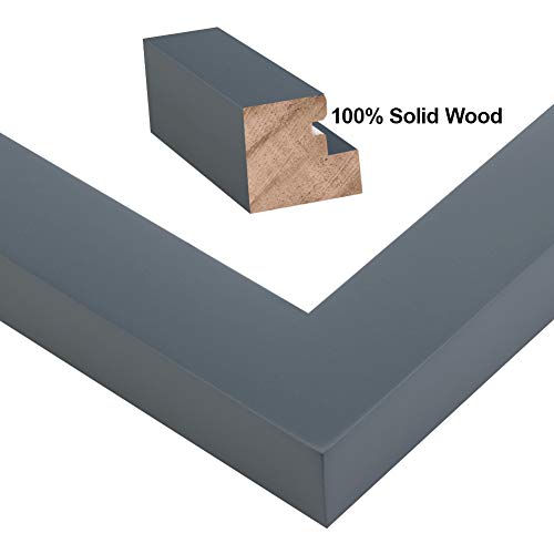 Rpjc 8X10 Picture Frames Made Of Solid Wood High Definition Glass For Table Top Display And Wall Mounting Photo Frame Grey #TOP4