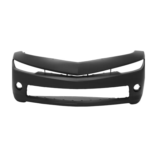 Image of For Chevrolet Camaro LS /LT 2014-2015 Front Bumper Cover | Primed, Without Parking Sensor Holes, Coupe, Ready to Paint, OEM 22997720, GM1000963