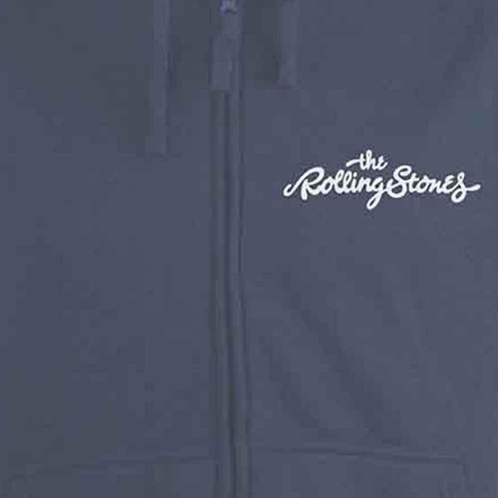 The Rolling Stones Classic Tongue Zipped Felpa con Cappuccio